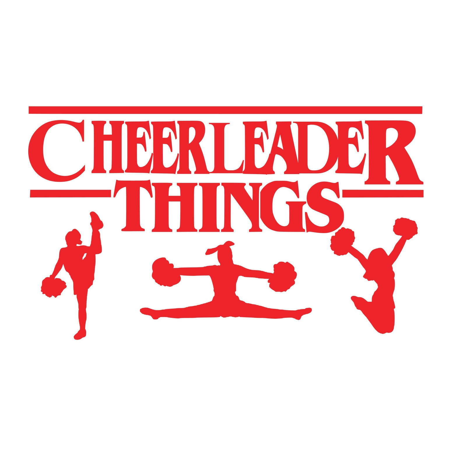 Cheerleader Things Stranger Things With Cheer Images Etsy