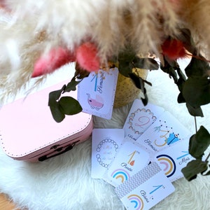 Vintage Rainbow Milestone Cards | Vintage Rainbow Progress Cards