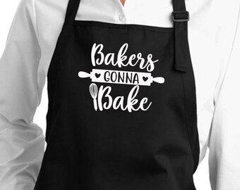 Funny Bakers Gonna Bake Apron, Kitchen Cooking Gift