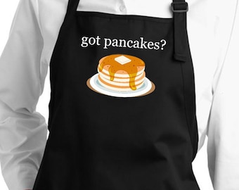Grappige pannenkoekenschort, schort voor ontbijtkok, cadeau voor fijnproevers