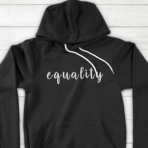 Equality Black Lives Matter BLM Equal Rights Social Justice Gift Unisex Pullover Hoodie