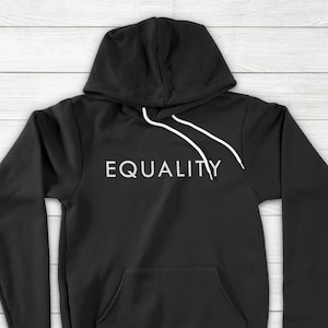 Equality Black Lives Matter BLM LGBTQ Equal Rights Activist Justice Gift Unisex Pullover Hoodie