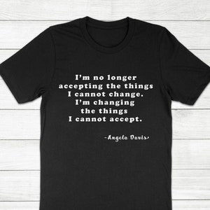 Angela Davis Bürgerrechte Freiheit schwarz lebt Materie Zitat BLM Geschenk Super weiche Baumwolle Unisex T-Shirt