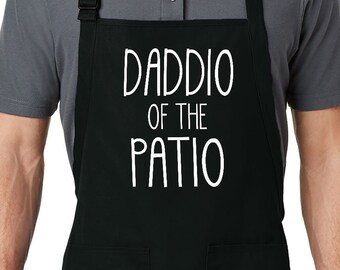 Daddio of the Patio-schort, grappig BBQ-grillcadeau