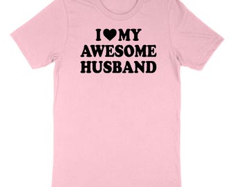 Ehemann-T-Shirt: Weiche Baumwolle Unisex T-Shirt