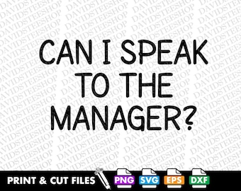 Posso parlare con il manager SVG: divertente battuta su Karen (download digitale)