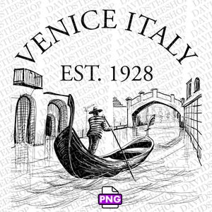 Venice Italy png Instant Digital Download (Png), Venice Italy 300 dpi png dtg holiday png silhouette Files, italy trip png