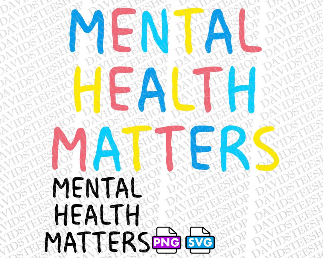 Mental Health Matters Png, Self Love Png Instant Digital Download (png ...