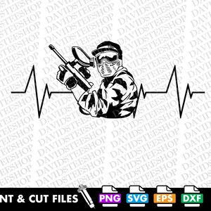 Paint Ball Fun Game Shooting svg Vector Cut File Clipart Download (Svg, Png, Eps, Dxf) Paintball Shoot svg Clip Art png dtg Sport Hobby svg