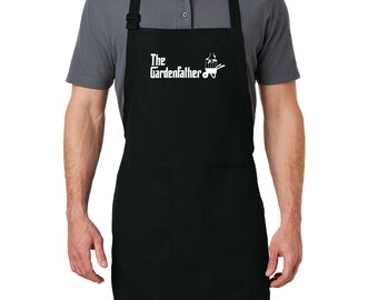 Lustige Gartenarbeit Gärtner Papa Geschenk Schürze mit Taschen, der Garten Vater Vatertag