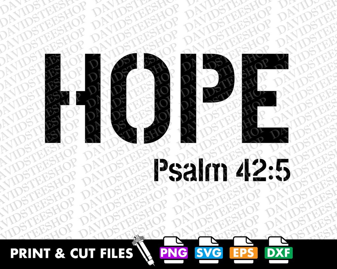Hope Svg Vector Cut File Clipart Download for Cricut Silhouette (svg ...
