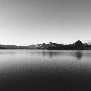 Courtright Reservoir Summer B&W