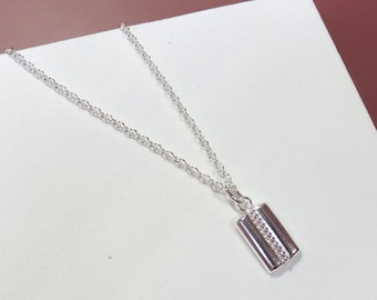 Necklace for men massive pendant in sterling silver DAVID