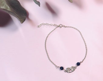 Bracelet chaine NANAÏA Lapis Lazuli