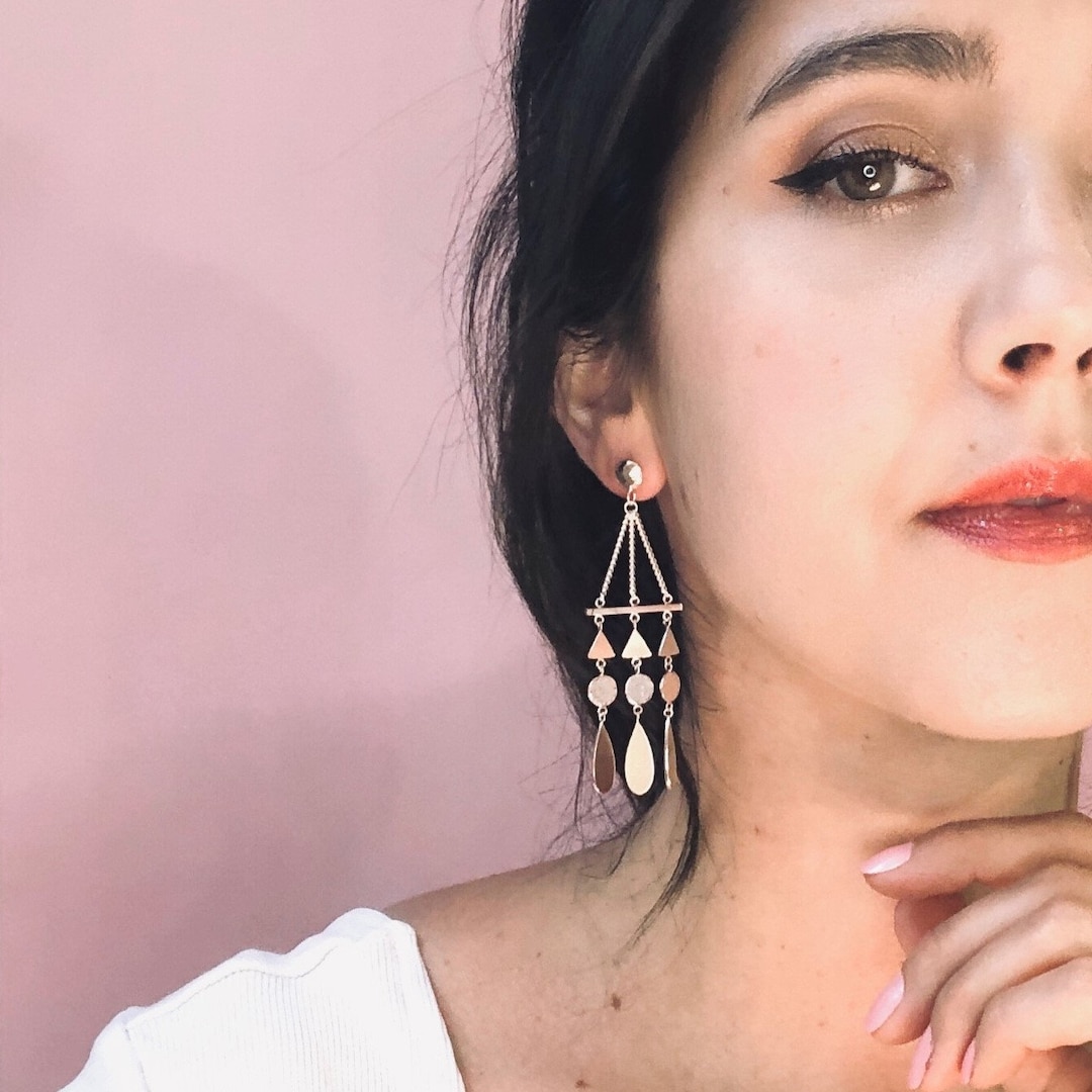 hangende oorbellen zilver