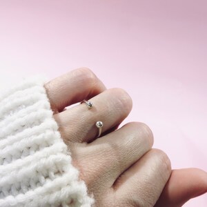 Sterling silver torc ring handcrafted THETIS