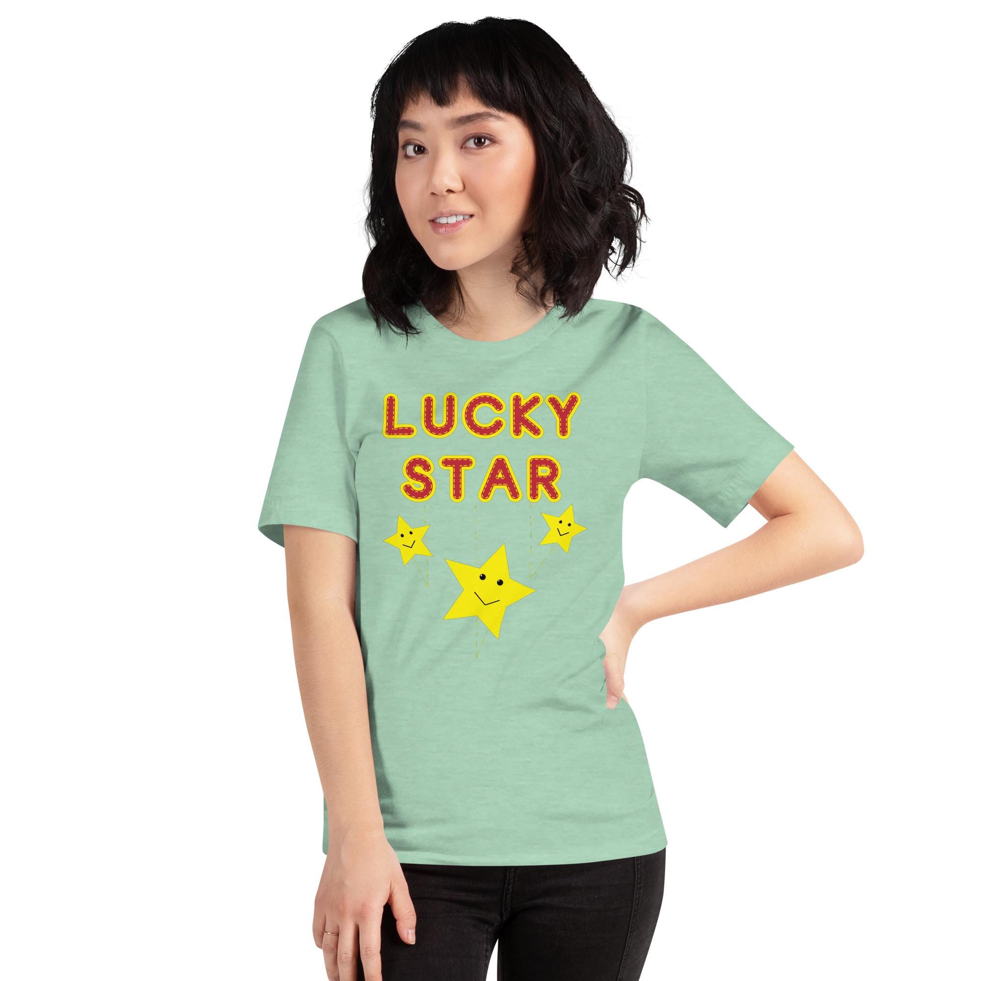 ラッキースターグラフィックTシャツ：ユニセックス天体シャツ - Etsy 日本