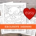 10 Autumn Color by Number Printable Coloring Pages for Kids! - Etsy Canada