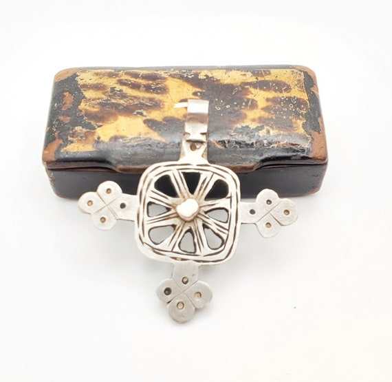 Ethiopian Christian 925 silver Coptic cross pendant ,silver cross, religious cross, Ethiopian Cross, Coptic Cross, ethiopian Silver