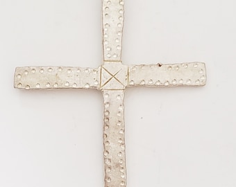 アンティーク　エチオピア　コプト　クリスチャンクロス　　シルバーペンダント アンティークシルバーエチオピアコプト十字架ペンダント：ハンドメイド