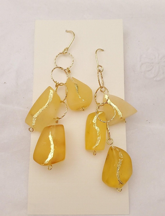 Baltic amber Earrings ,Dangle & Drop Earrings, Na… - image 3