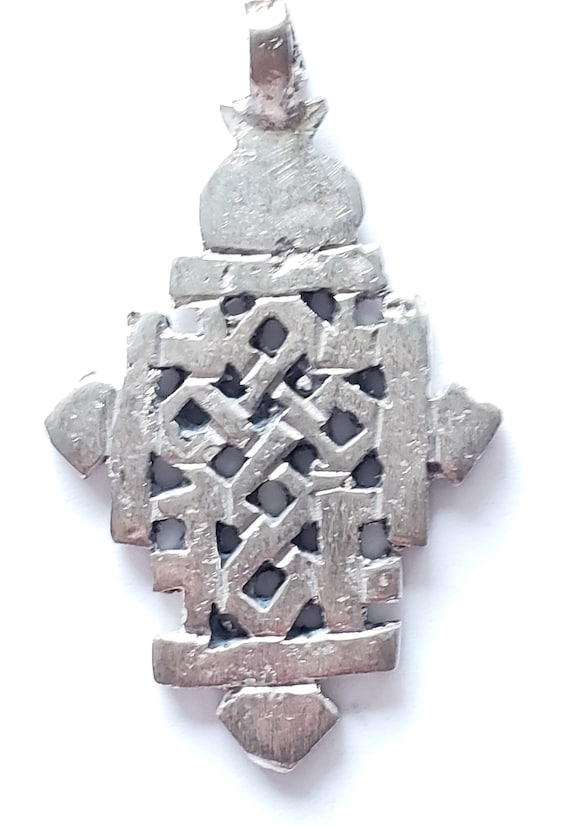 Ethiopian Christian silver cross pendant cross,rel