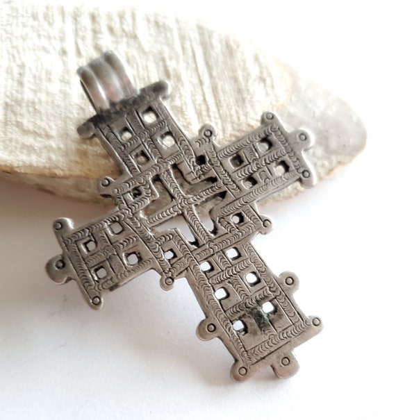 Hand made Ethiopian Silver Pendant