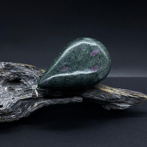 Ruby pendant in actinolite/Switzerland, *RAR*! Silver 925