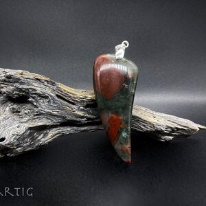 Gemstone pendant &#39;Seftonite&#39;, silver 925
