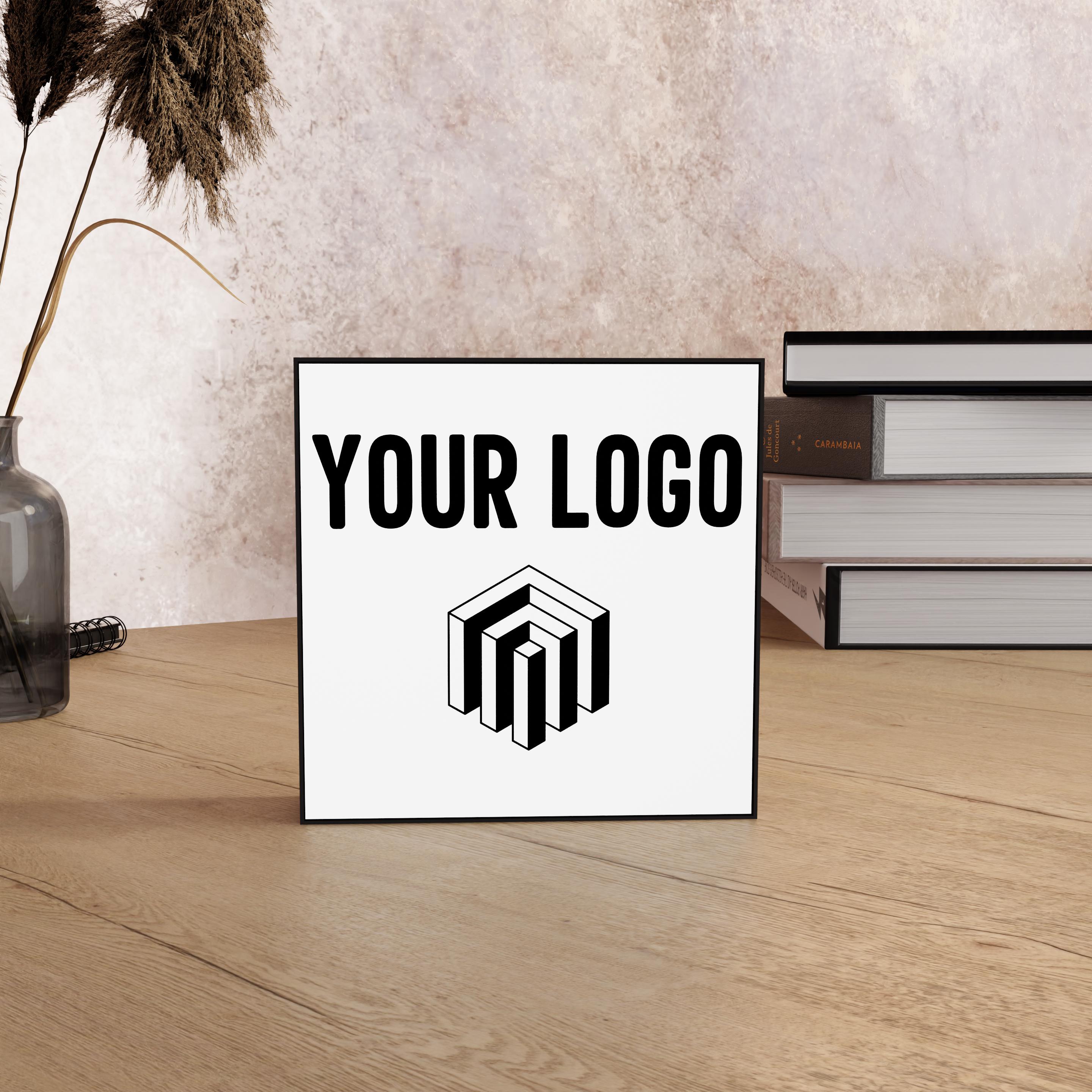 Custom Corporate Logo Mini Light Box Sign, LED Brand Display, Business ...