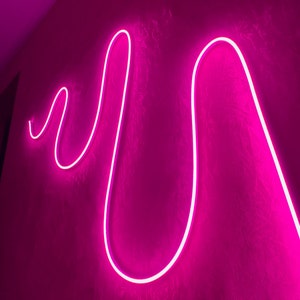 Multicolor LED Strip Lights, Neon Rope Lamp, Custom Neon Sign for Dynamic Wall Decor in Bedrooms & Game Rooms, Decor for Home, Stripe Lamp
