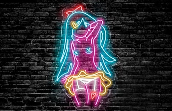 Neon and sale light anime
