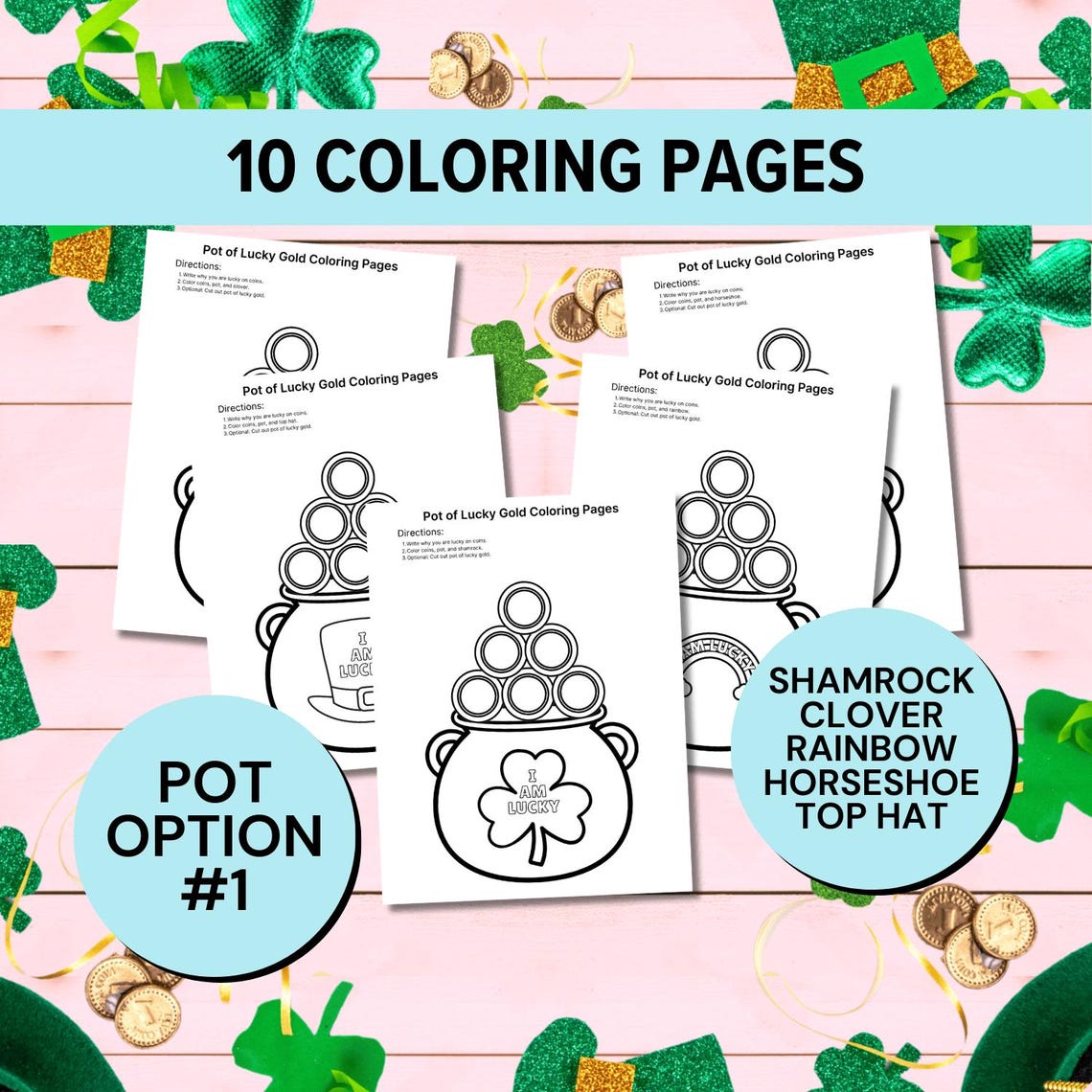 St Patricks Day Craft for Kids St Patricks Day Classroom Activity St ...