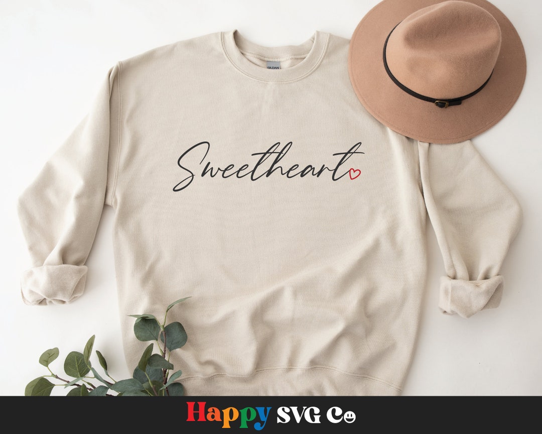 Sweetheart SVG Valentines Shirt PNG Be Mine SVG Heart - Etsy