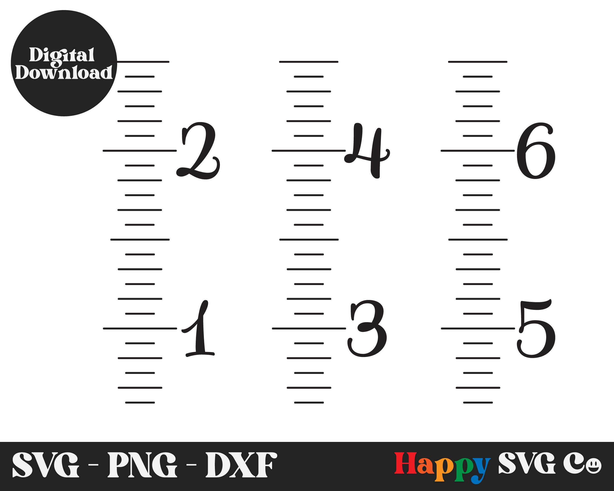 Growth Chart SVG Growth Ruler Svg Wall Ruler Svg Ruler Etsy Canada