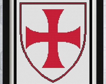 Order of Knights Templar Cross Stitch Pattern - PDF Digital Download - Etsy