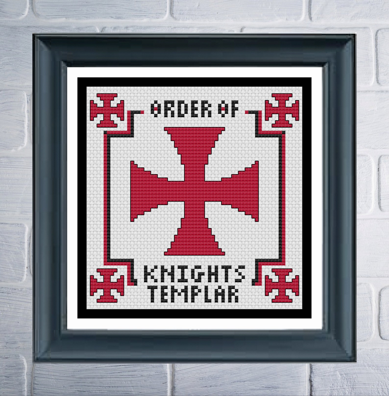 Order of Knights Templar Cross Stitch Pattern - PDF Digital Download - Etsy