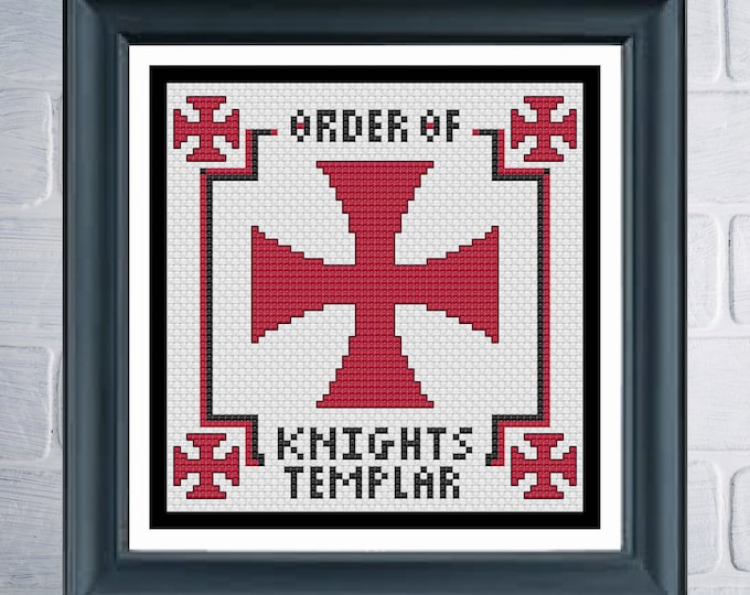 Order of Knights Templar Cross Stitch Pattern - PDF Digital Download - Etsy