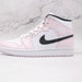 Jordan 1 Mid “Barely Rose” (Customs + box) (Women’s U.S sizing) (please visit our website!!)