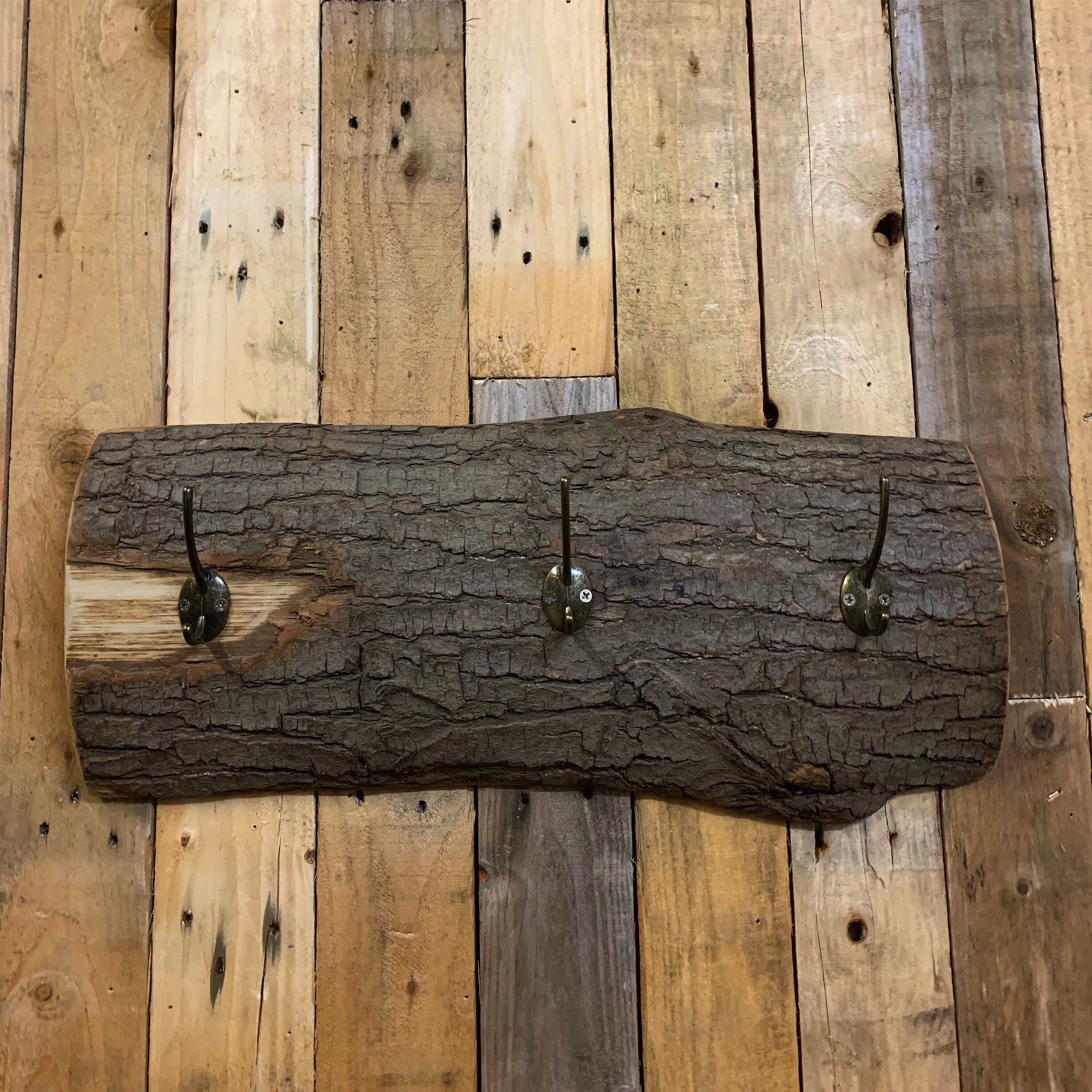 The Natural Collection Log Coat rack Etsy