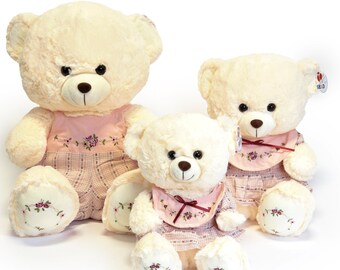 Teddy Bear Stuffed Toy Animal, Bear Plush Soft Toy, Handmade Bear, Collectible Gift, Etsy Design Awards, Cuddly Teddy Bear Stuffed Animal