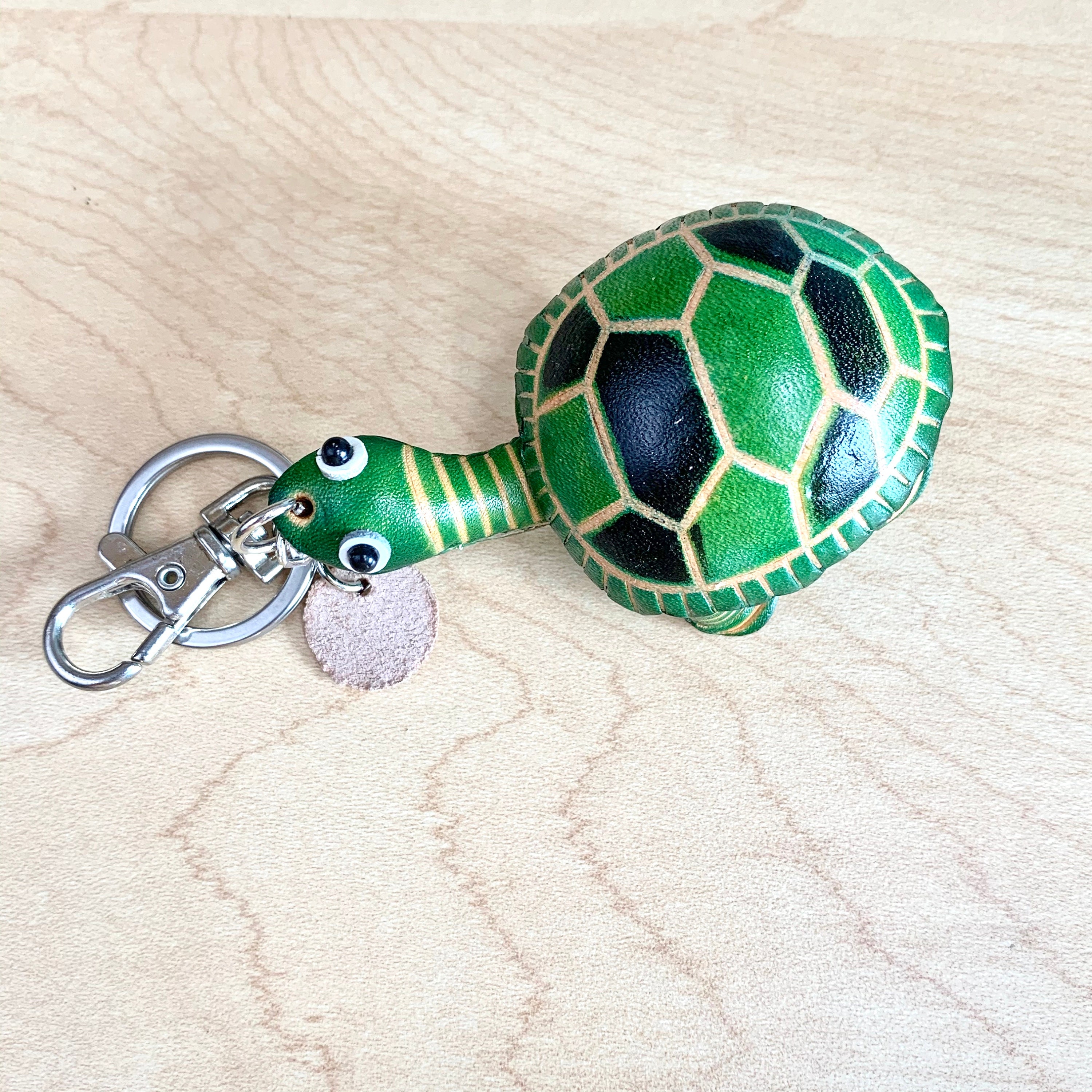Leather Turtle 5 Keychain