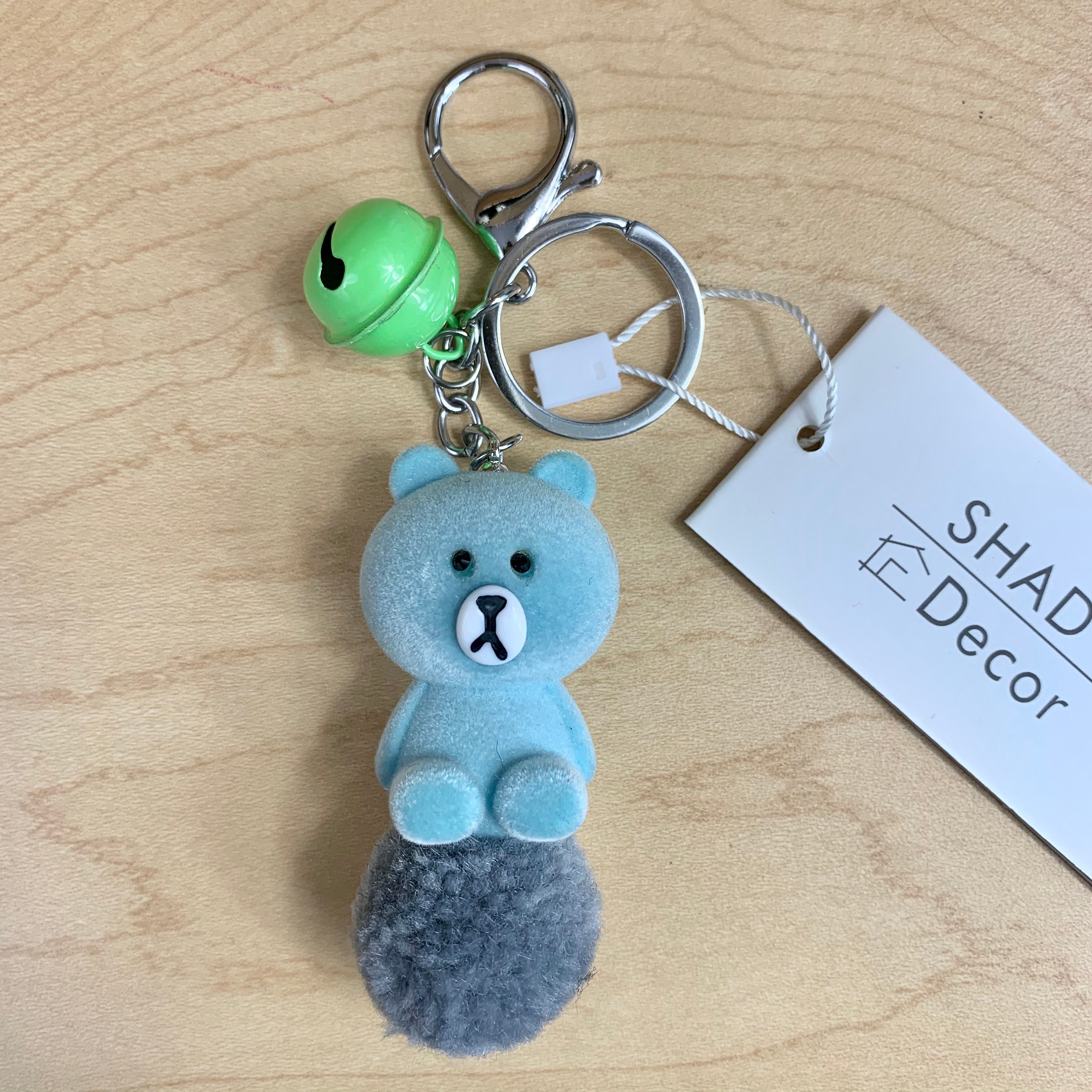 Cute Teddy Bear Car Keychain Handmade Teddy Bear Bag Charm 