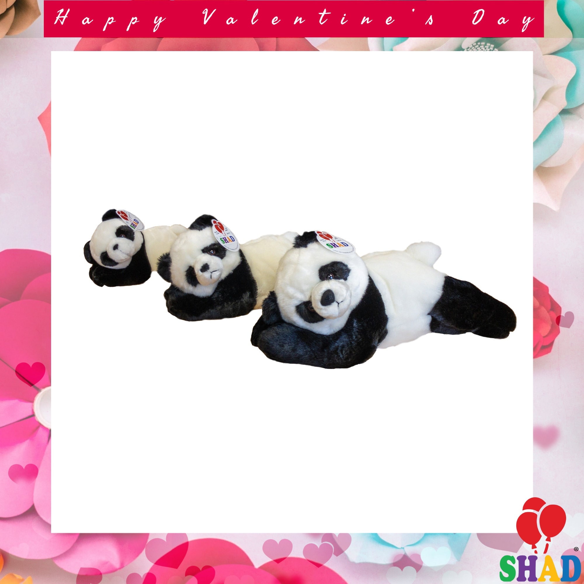 Valentinstag Panda Bär, Valentinstag Plüschtiere, Gefüllter Panda