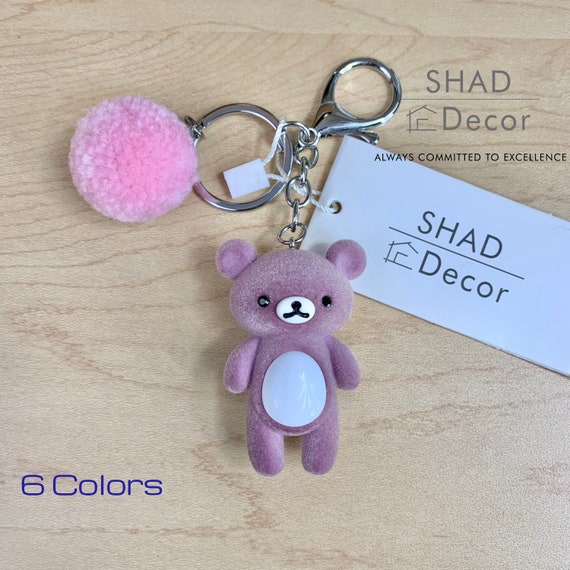 Cute Teddy Bear Car Keychain Handmade Teddy Bear Bag Charm 
