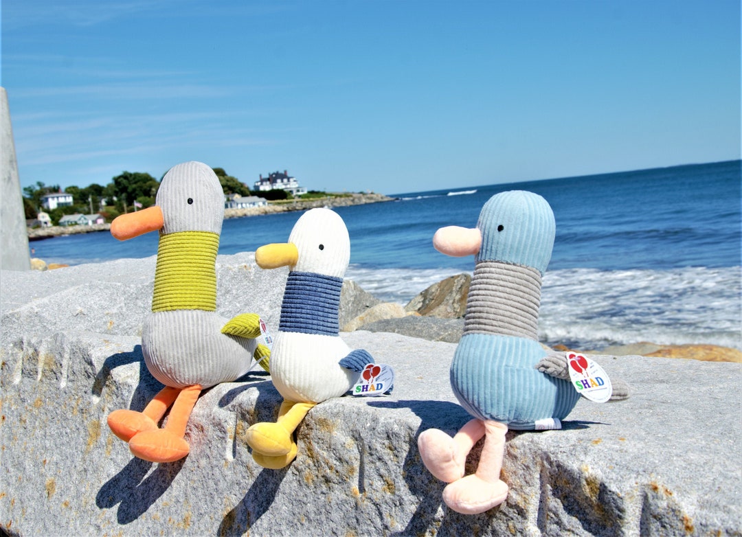 Handmade Seagullseagull Plushieseagull Plush Toyblue Gray