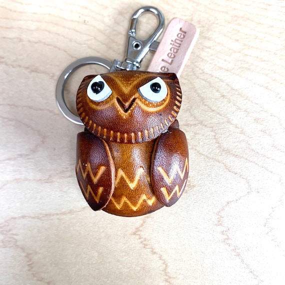 Porte-clés hibou en cristal, sac à main, sac à main, porte-clés, cadeau