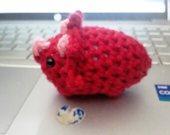 Small Crochet Triceatops