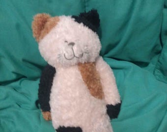 Vintage Calico Cat Plush