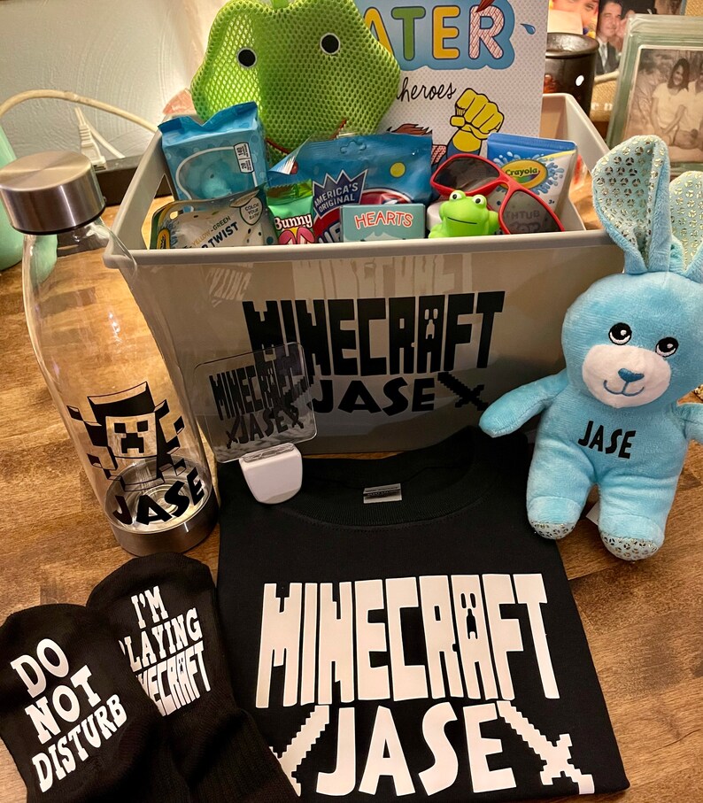 Gamer Prefilled Gift Basket Etsy